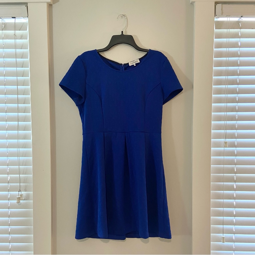 COPY - Royal blue a line dress